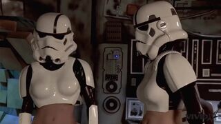 2 Storm Troopers enjoy some Wookie dick