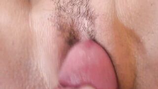 Fat cock pound sexy MILF and unloads over her face