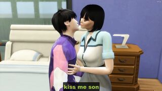 Asian and virgin step son having sex for the first time