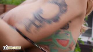 LIL humpers - Sexy Big Tits Joslyn James Loves Humping Her Lawn Gnome