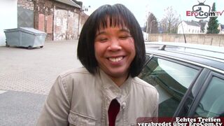 Chinese milf persuaded to do a solo casting