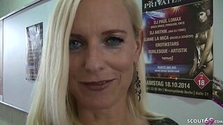 German MILF Pornstar Dirty-Tina Fuck Fan without Condom