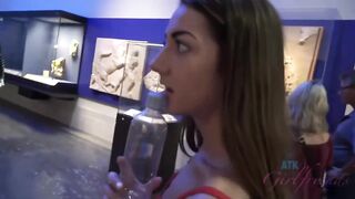 Lily Adams Gets Off on Museum Visit & Handjob