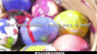Easter Bunny Shares His Eggs With Huge Boobed Cougar Karen Fisher